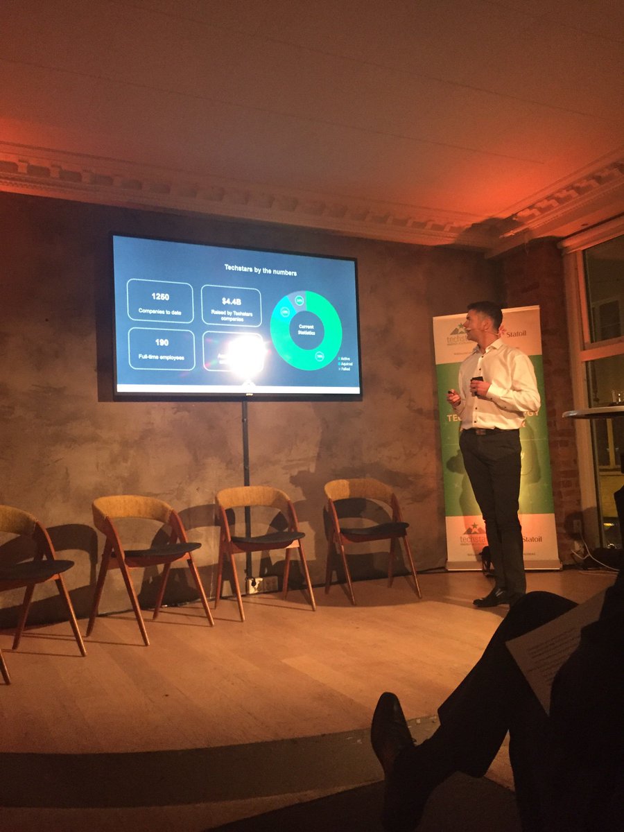 Great launch &amp; cross industry partnerships #techstarsenergy @Statoil <a href="/kongsbergasa/">KONGSBERG</a> <a href="/McKinsey/">McKinsey & Company</a> Searching for start-ups accross the globe. 10 will get the seating at FBU, Oslo. 90% will succeed. <a href="/odanettverk/">ODA-Nettverk</a> <a href="/AshildHanne/">Åshild Hanne Larsen</a>