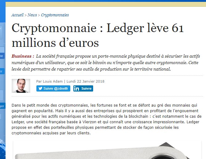 XAngeVC's tweet photo. Develop it's offer on a global scale? Sure ! But financing the repatriation of one part of their activities to Vierzon where the society hails from: above all !! That's why @LedgerHQ raised money and that's why we love so much that's company ! Always attentive to its employees 🤗 https://t.co/aGdWhtyIcu