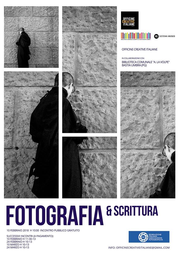 BiblioBastia's tweet image. Sabato 10 febbraio ore 10
Biblioteca Comunale "Alberto La Volpe" #BastiaUmbra
@off_creative vi invita a partecipare a
FOTOGRAFIA &amp;amp; SCRITTURA
A seguire corso di storytelling fotografico e scrittura creativa
Docenti e relatori: @ClaudiaIoan e @max_tuveri 
#photography