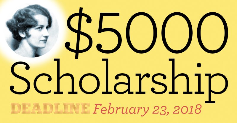 typedirectors's tweet photo. Reminder! In honor of our first female member, TDC and @Monotype invite female undergraduate #design #students to apply for the Beatrice Warde #Scholarship. Award: $5,000 scholarship + 1-yr TDC membership. Submit application by February 23. Info here: : https://t.co/bHdX5uNYjX https://t.co/3m4QCzHNTy