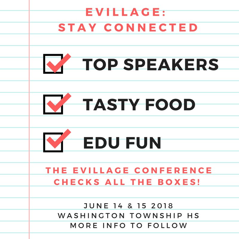 #EastPorterCo is so looking forward to partnering with #eLeadNWI for our second eVillage Summer of eLearning Conference!  eVillage:  Stay Connected!  Save the date!  #INeLearn @EastPorterLearn   Follow us at <a href="/eVillageNWI/">eVillageNWI</a>