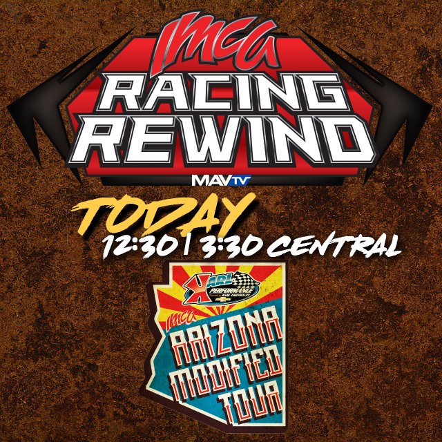TODAY: 2017 Karl Performance Arizona Modified Tour! Catch it on @MAVTV  12:30 &amp; 3:30 PM Central. More Info: bit.ly/2DuTFW3