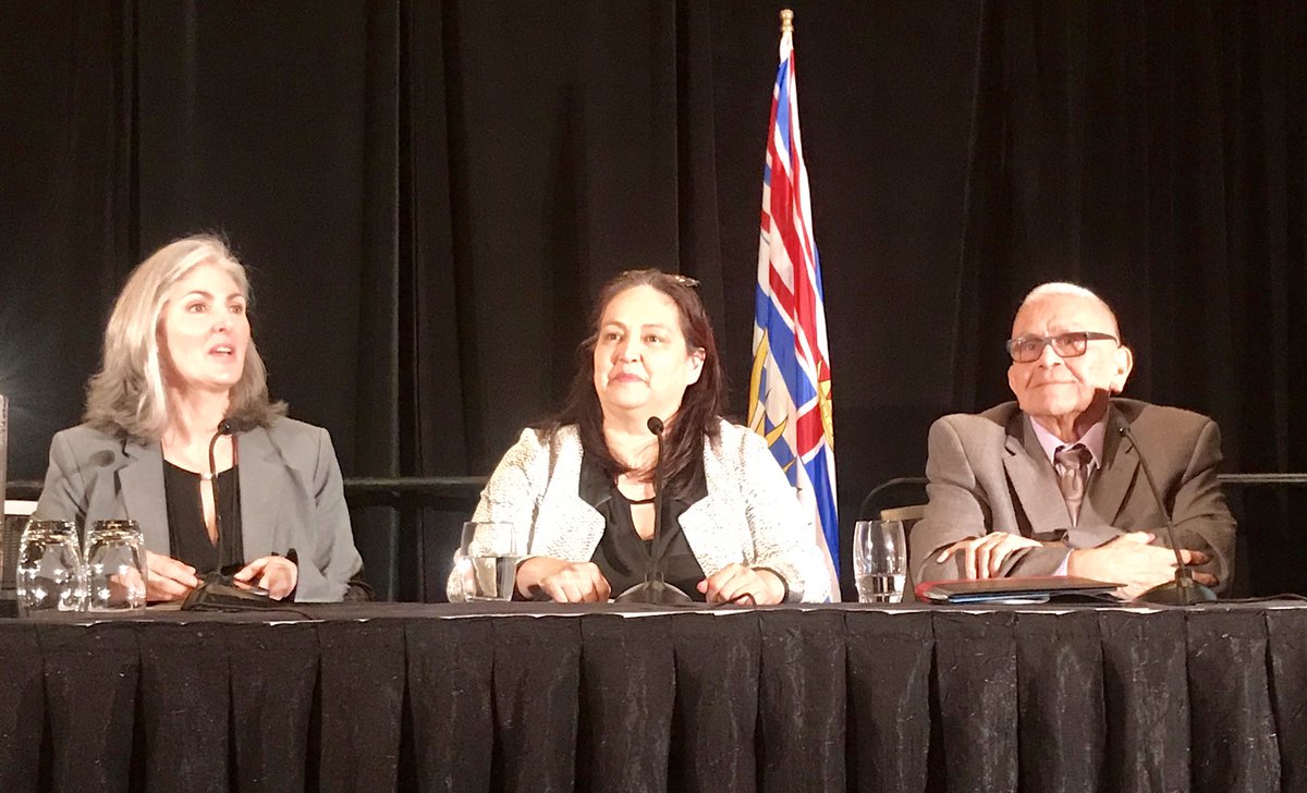 gregdavignon's tweet photo. Chief Robert Joseph and Karen Joseph @Rec_Can w #bcame Edi Thome talking about our shared obligations to advance reconciliation @TeckResources @BizCouncilBC https://t.co/gShO1NdzrV