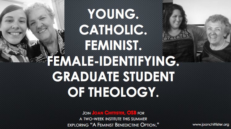 bmekuly's tweet photo. Hey #youngCatholic #feministTheologians! Check it out: study with #joanchittister this summer! https://t.co/MyN8KFV2RI
