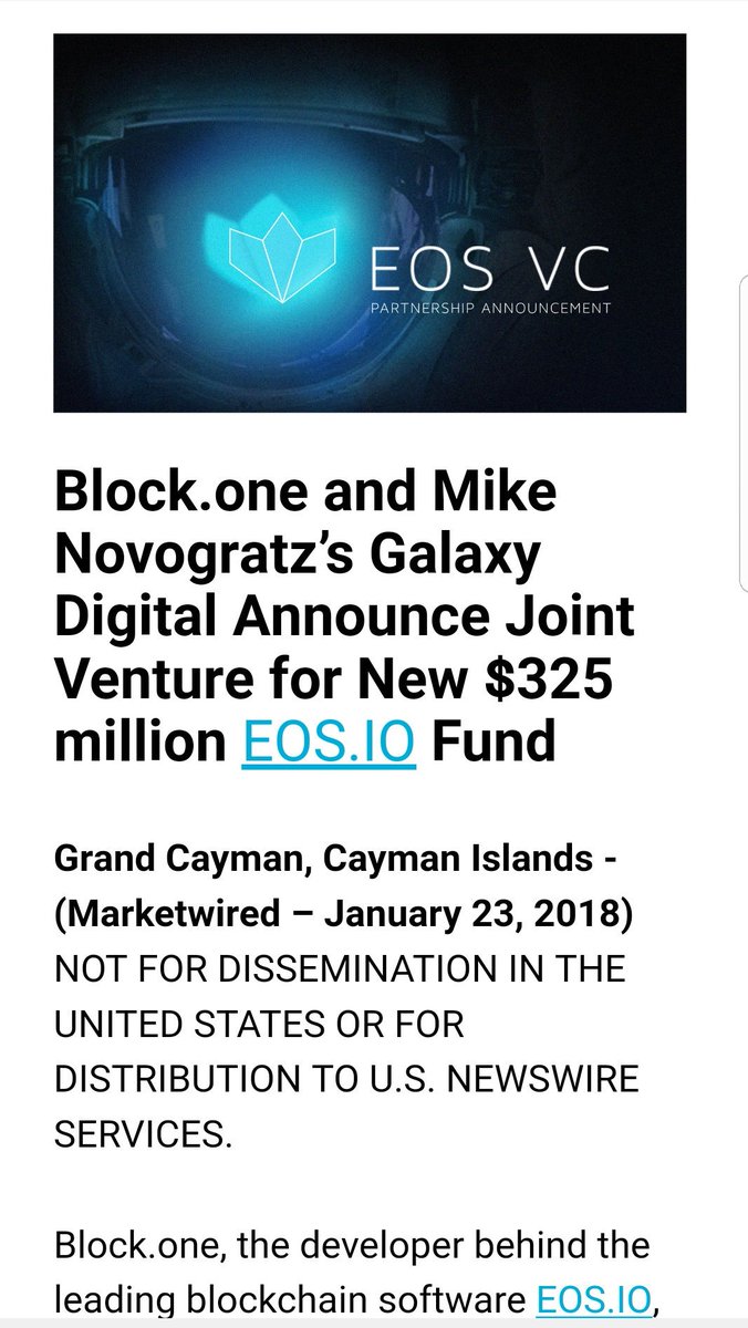 Justin Wu Ethdenver On Twitter F0 9f 92 A5news Block One Mike Novogratz Create Joint Venture For New 325m Eos Fund This Is Huge F0 9f 94 A5 This Is The Big Vc Justin Wu Ethdenver On Twitter F0 9f 92 A5news Block One Mike Novogratz Create Joint Venture For New 325m Eos Fund This Is Huge F0 9f 94 A5 This Is The Big Vc