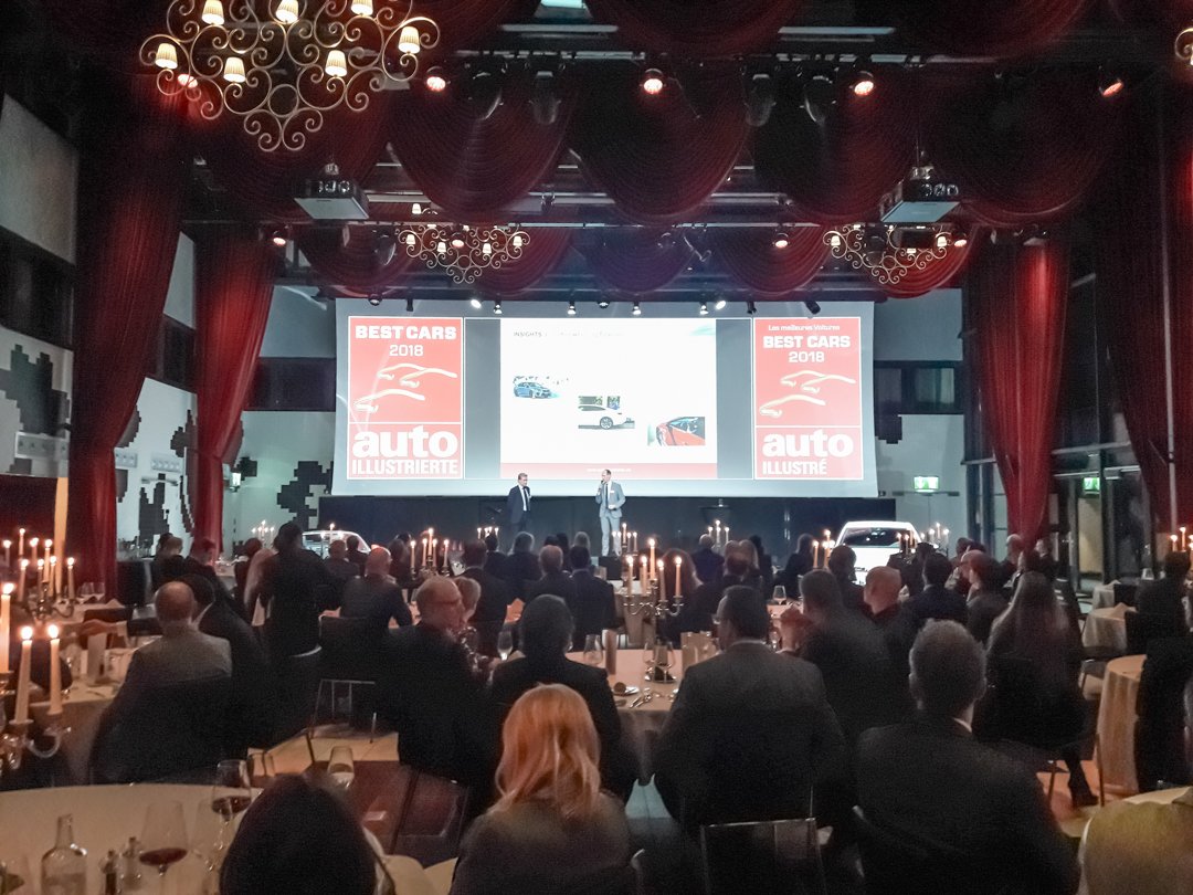 AbarthSchweiz's tweet image. We are live at the award ceremony of #BestCars2018. Who will take the coveted trophies home this time?