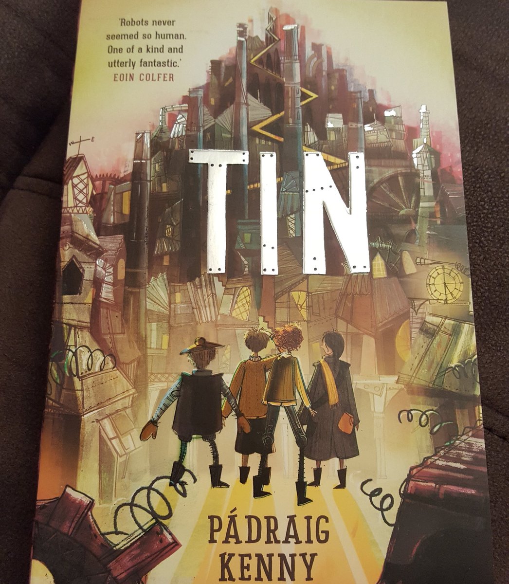 kellyisreading's tweet photo. Time for a new book 📚 love this cover ❤ #tin @padraig_kenny #proofcopy #bookseller #kidslit #chickenhousebooks #ilovemyjob #lovebooks #lovereading https://t.co/gxsZkN4nYT