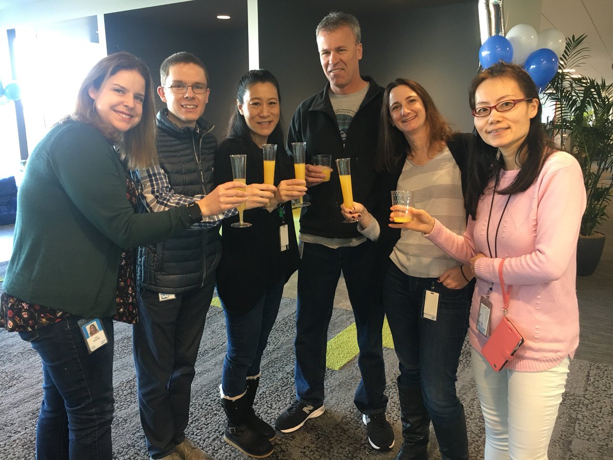 ntjon's tweet photo. Celebrating our 1 year anniversary in our new San Ramon office! Cheers 🥂🍾 @SAPsv #LifeAtSAP https://t.co/FcWdMIGkN8