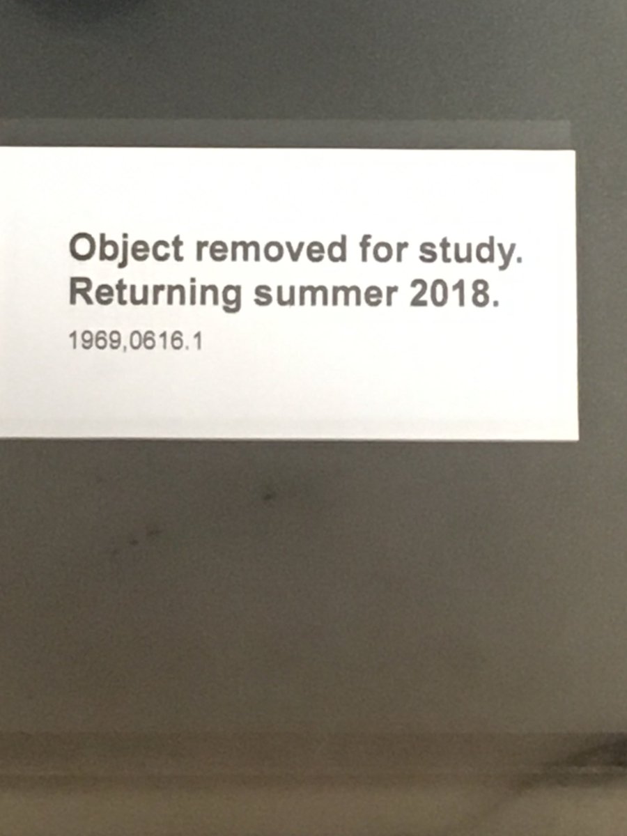 TinctureOfMuse's tweet image. First time I have seen a graphic representation of an object currently removed for study 👏 #JosephHotungGallery @britishmuseum