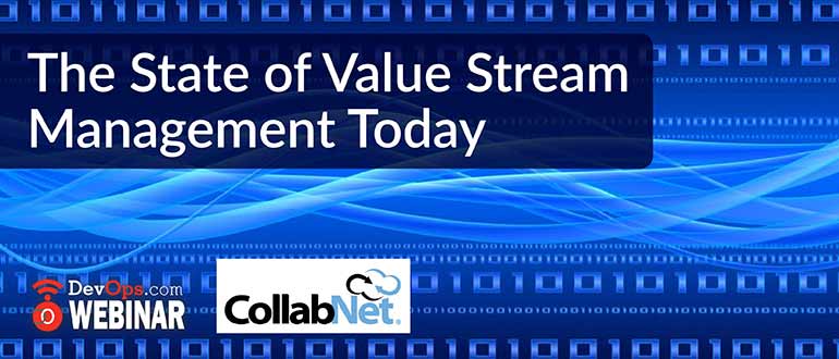 devopsdotcom's tweet photo. Reminder: Webinar starting in 1 hour! Everything you need to know about Value Stream Management. https://t.co/x3c5FcDbad #DevOpsWebinars #CollabNet #VSM https://t.co/jORqPPzA6D