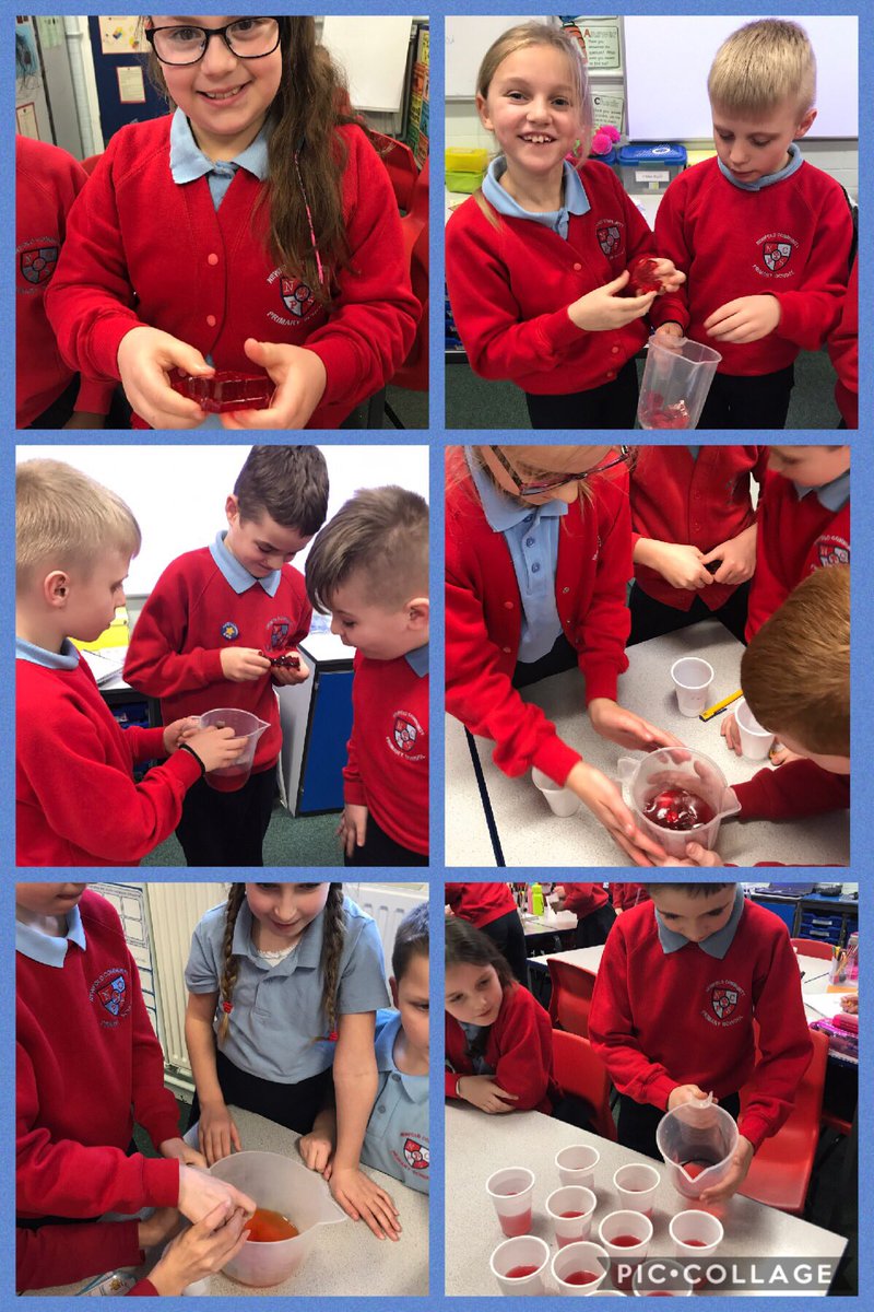 NewfoldYear4's tweet image. We have had fun learning about reversible and irreversible changes in Science. #letsmakejelly #solidliquidgas