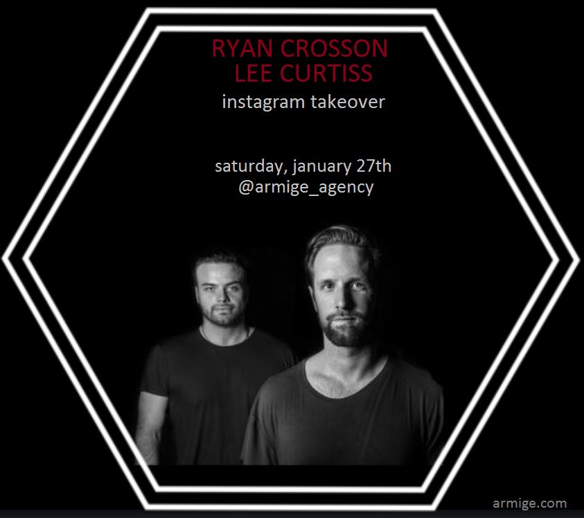 <a href="/RyanCrosson/">Ryan Crosson</a> &amp; <a href="/LeeCurtiss1/">Lee Curtiss</a> takeover our Instagram this Saturday! Follow us and join them for all the fun: ow.ly/444H50gdCVp

#visionquest #saturday #housemusic #instagram