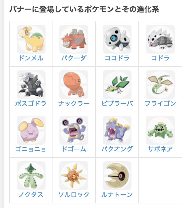 ポケモンgo攻略 Gamewith Op Twitter バナーにうつっている未実装ポケモンとその進化系についてまとめました バナーにうつってるポケモンは進化系含めて15種類 このほかに8種類登場するようです٩ W و 楽しみ 実装日については不明なので 追加情報が