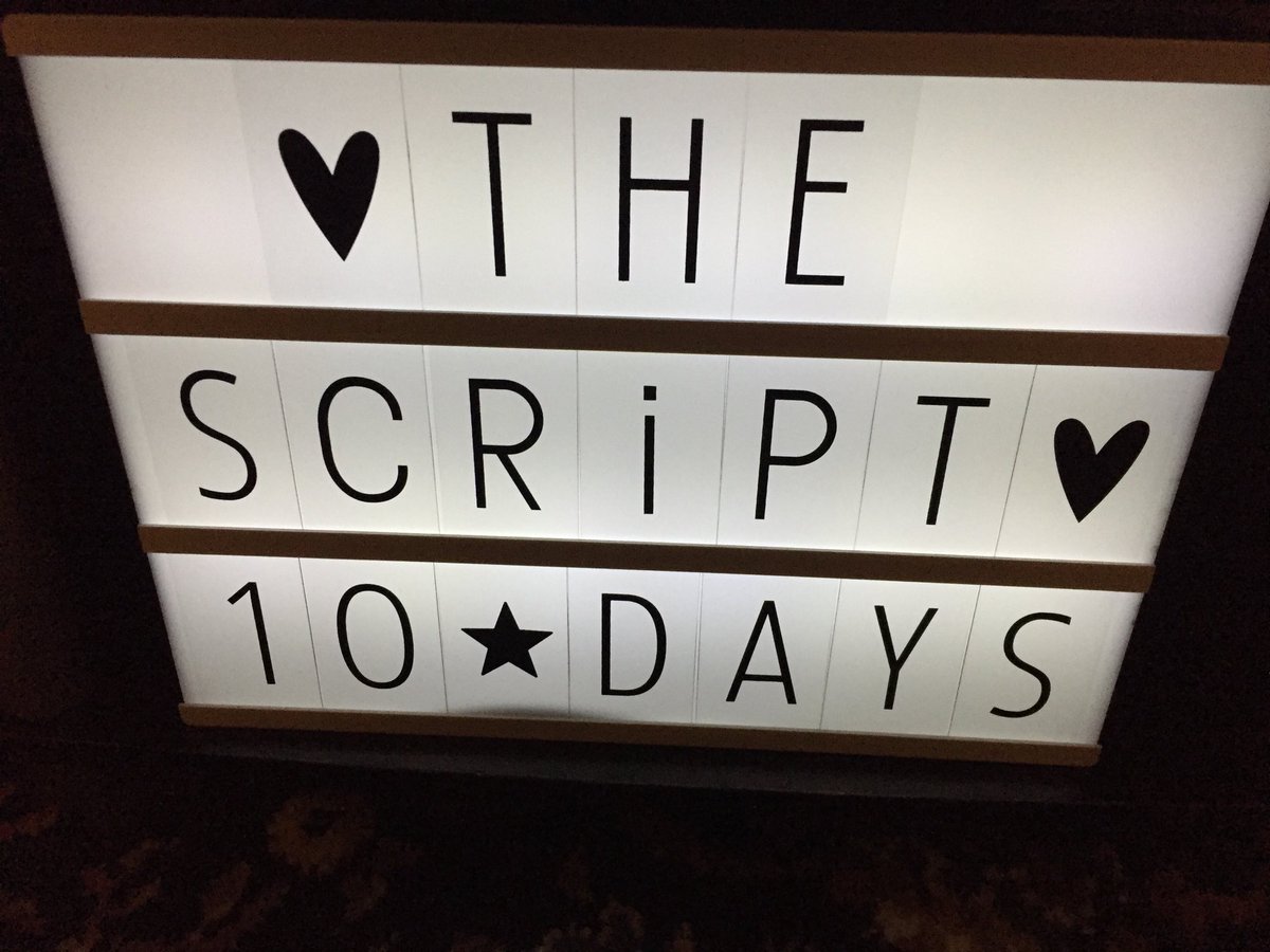 ShellTaylor3's tweet photo. Nearly into single figures can’t wait to see you guys in Leeds @thescript @TheScript_Danny #FreedomChildTour #2018 #LeedsFirstDirect https://t.co/eaN7z8sN8Q