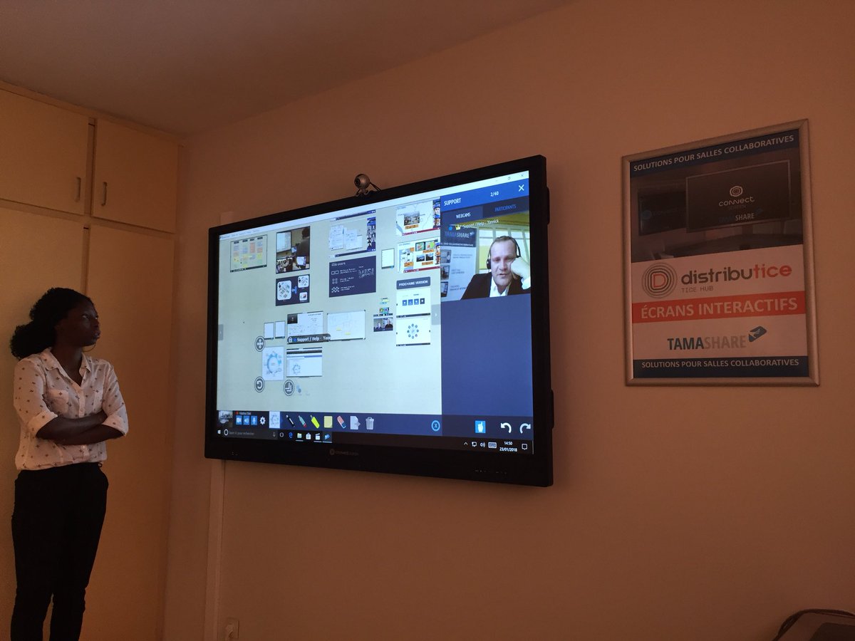 MotivSolutions1's tweet photo. Distributeur de notre solution CONNECT SCREEN pour le marché Ivoirien👍 #pmeidfexport #connectscreen #visiocollaboration https://t.co/XtRjRWM2tm