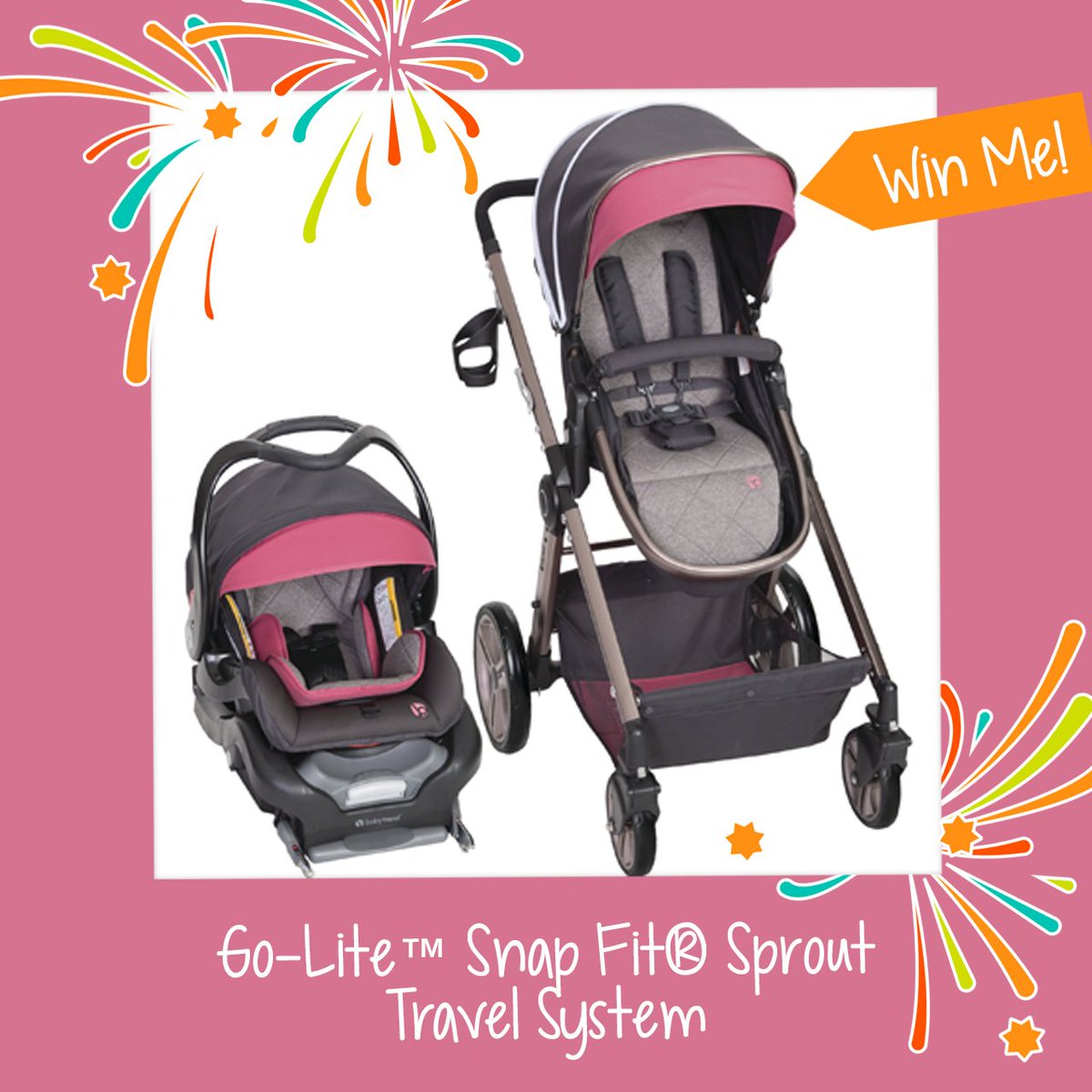 baby trend travel system rose gold