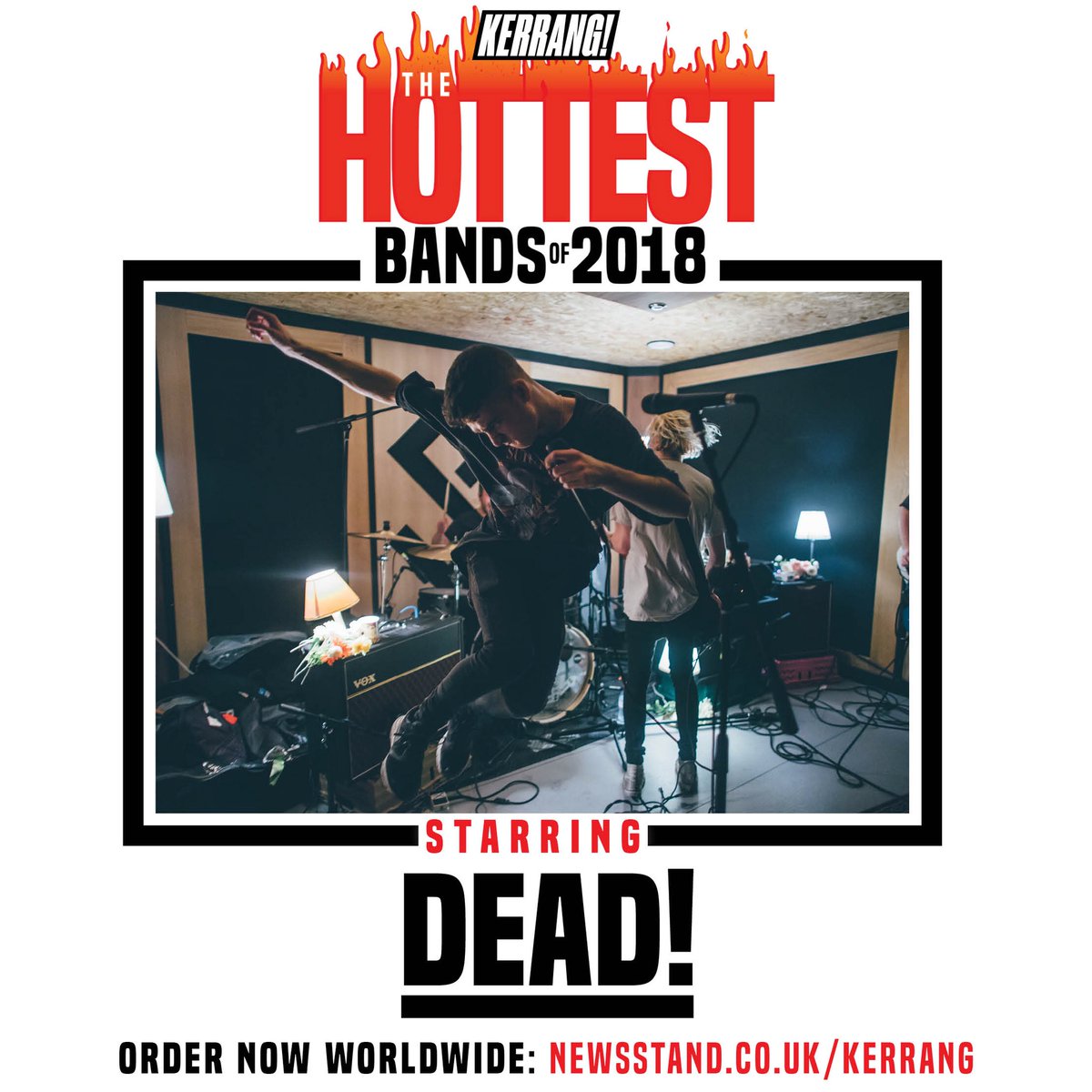 wearedeaduk's tweet photo. Your BOYS are one of the hottest bands of the year. New @KerrangMagazine out tomorrow ✞ ✞ ✞ https://t.co/pYefPGCWq1