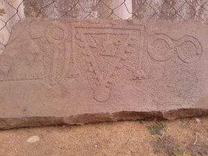 AZƏRBAYCAN. Cəlilabad ərazisindən tapılmış məzar daşı.