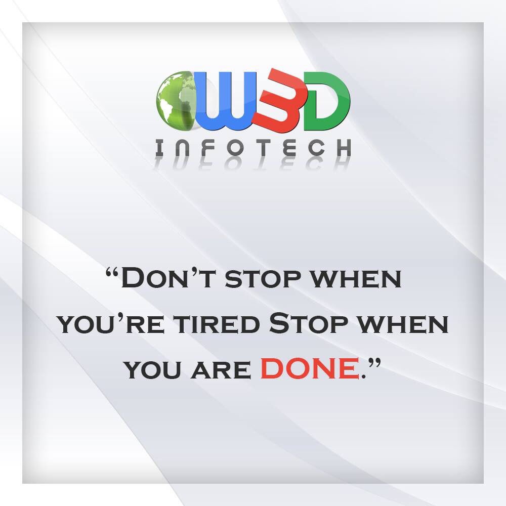 W3DInfotech's tweet photo. #motivationalquotes #quoteoftheday #Webdevelopment #webdesign #seo #smo #ppc #ethcialhacking #coding #engineeringtechnology #itprovider #searchEngineOptimiztation #w3dinfotech #softwarecompany #itservices #like4like #likeforfolow #followers #WordPress #likeforfolow #patiala https://t.co/EQTOlVo4qH
