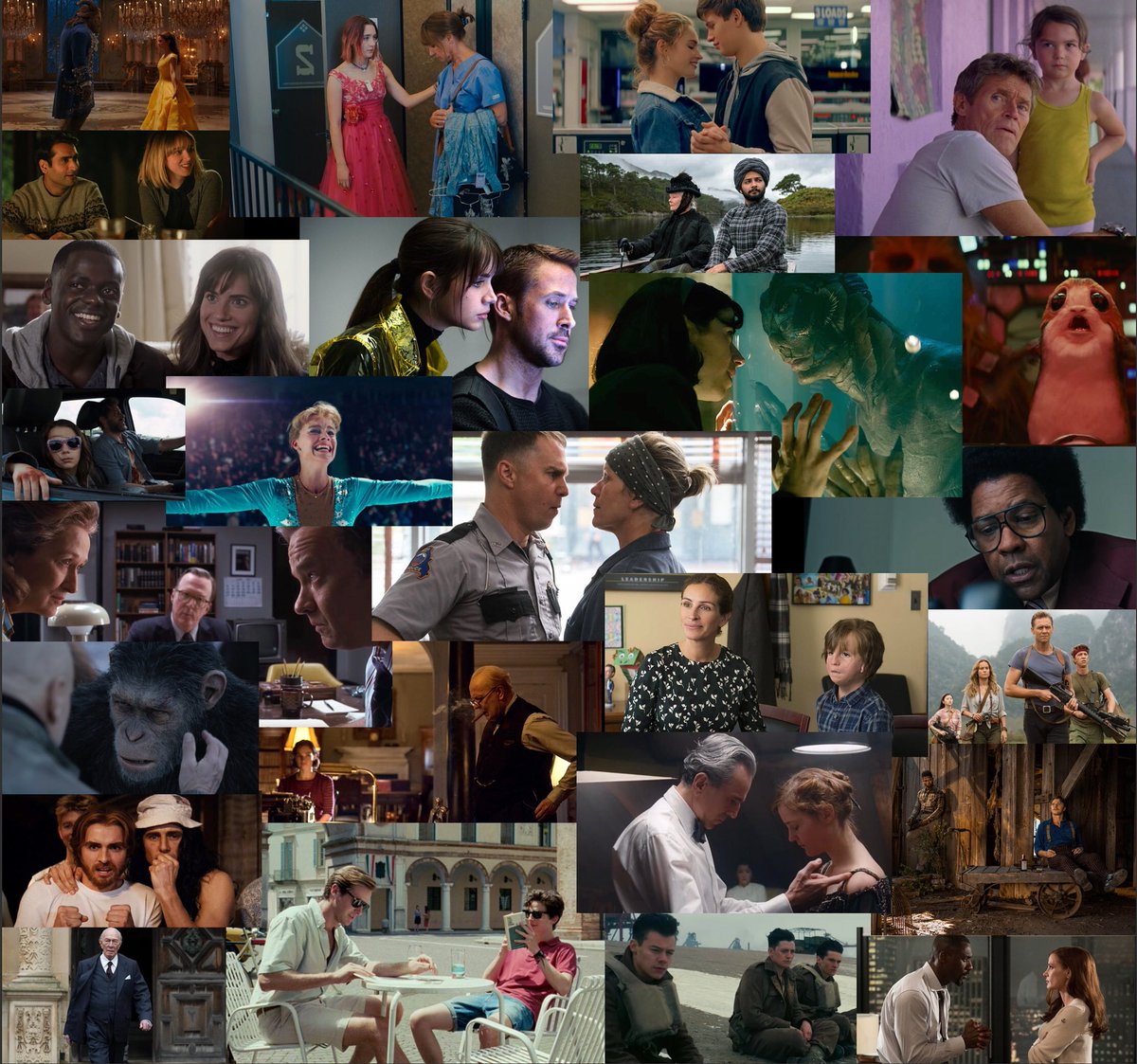 Congratulations to all the Oscar nominees. So proud to have worked on so many of these titles ! #oscars2018 #OscarNominations