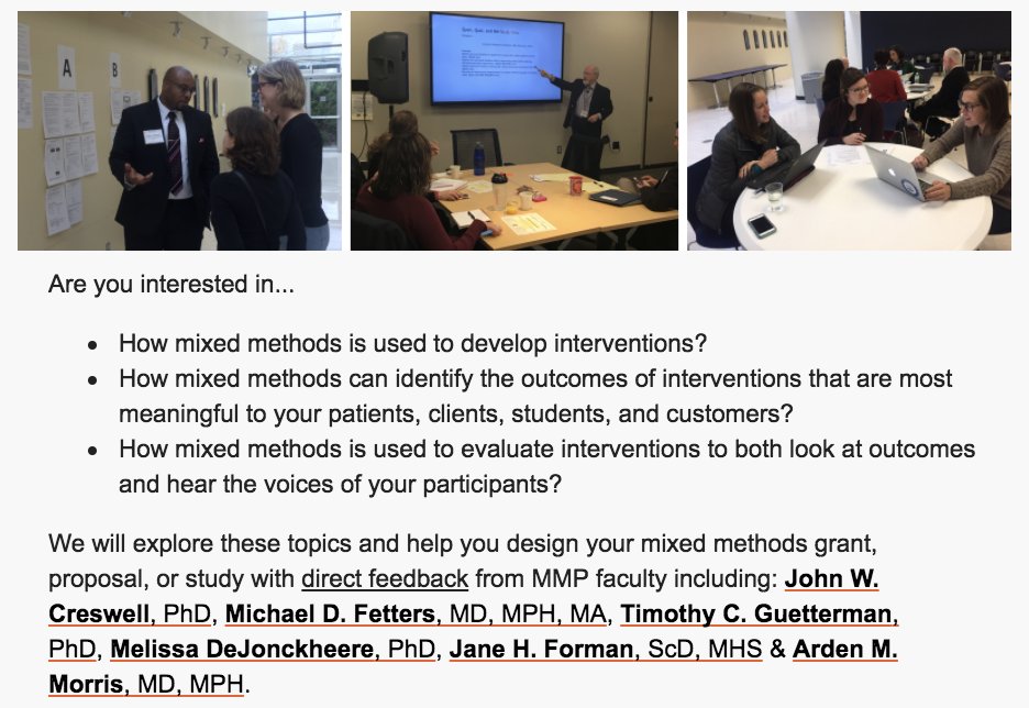 M3RSP's tweet image. Join us in our &quot;Mixed Methods Research and Intervention Designs&quot; workshop, Feb. 28 - Mar. 2! Register here: mixedmethods.org/registration-9…
#MMR #ResearchDesign #InterventionStudy
