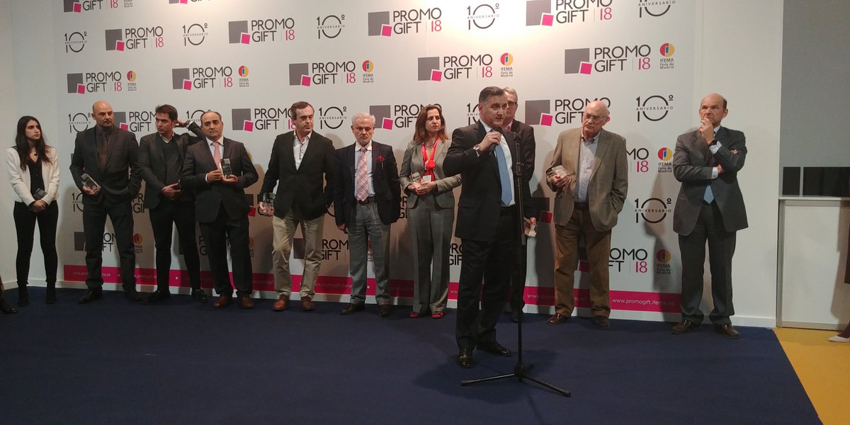 FeriaPROMOGIFT's tweet photo. El Director General de #Styb, el primer presidente de la Feria del Regalo Promocional: "Promogift es una feria ejemplo en Europa y es, en parte, a la organización de @feriademadrid" https://t.co/Sok3XibC6w