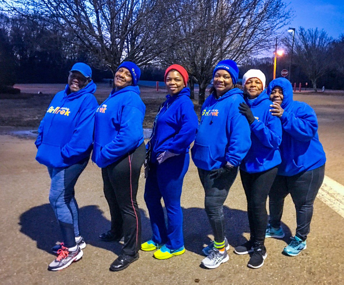 RenettaTaylor's tweet photo. Take A Walk ~ Join The Movement ~ JOIN US ......Hit the pavement bright &amp; early on this very WINDY TERRIFIC TUESDAY morning!!! #DynamicDivas #SelfCare #1Millby2018 #BlackGirlJoy  #BlackGirlMagic #Solidarity #GirlTrek #weareoursisterskeeper #HealthMovement @GirlTrek https://t.co/m4Wva3482G