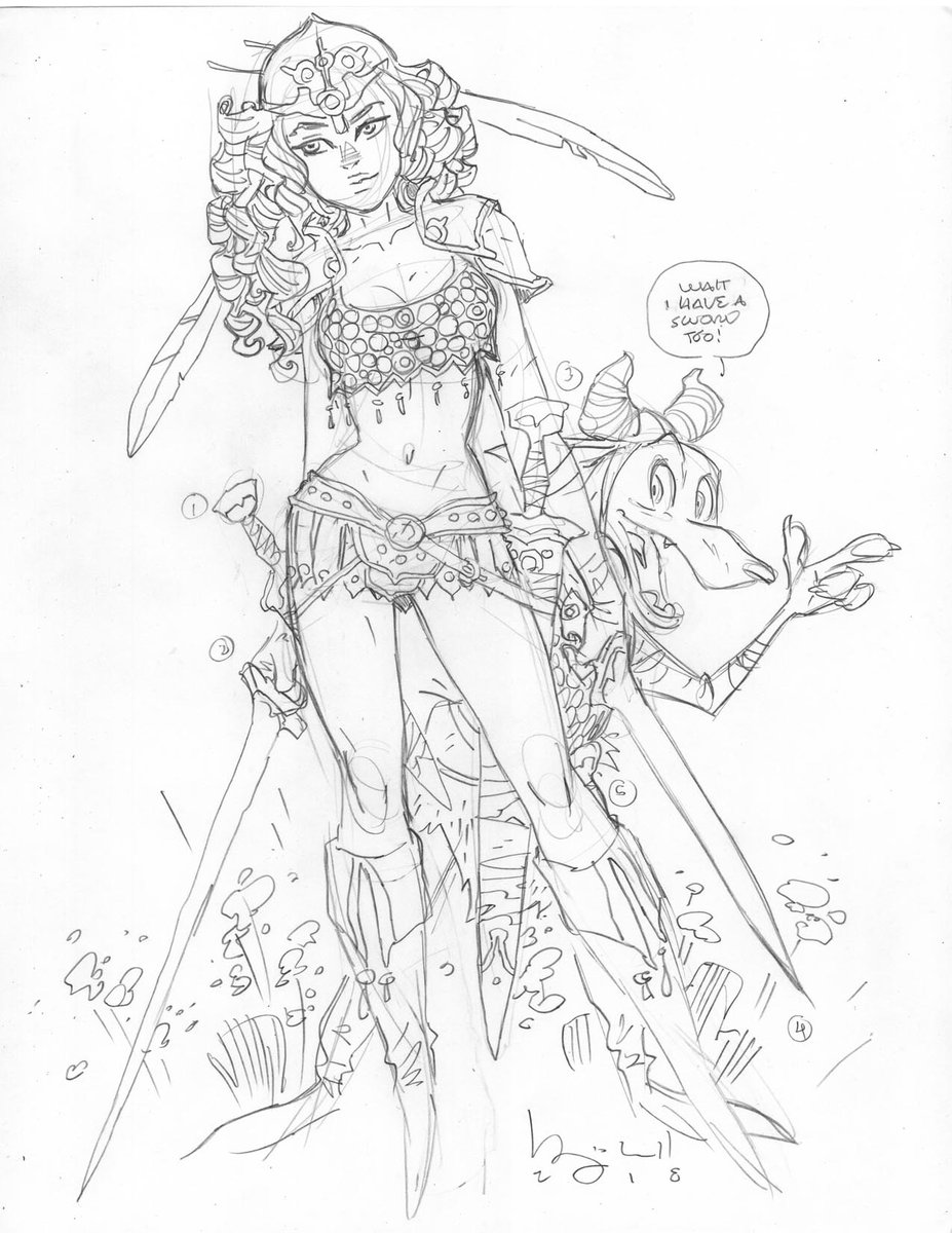 bencaldwellart's tweet photo. waiting on the phone so random #snarfquest and #telerie #dailydoodle, $40 yo https://t.co/XRIgZGxXhe