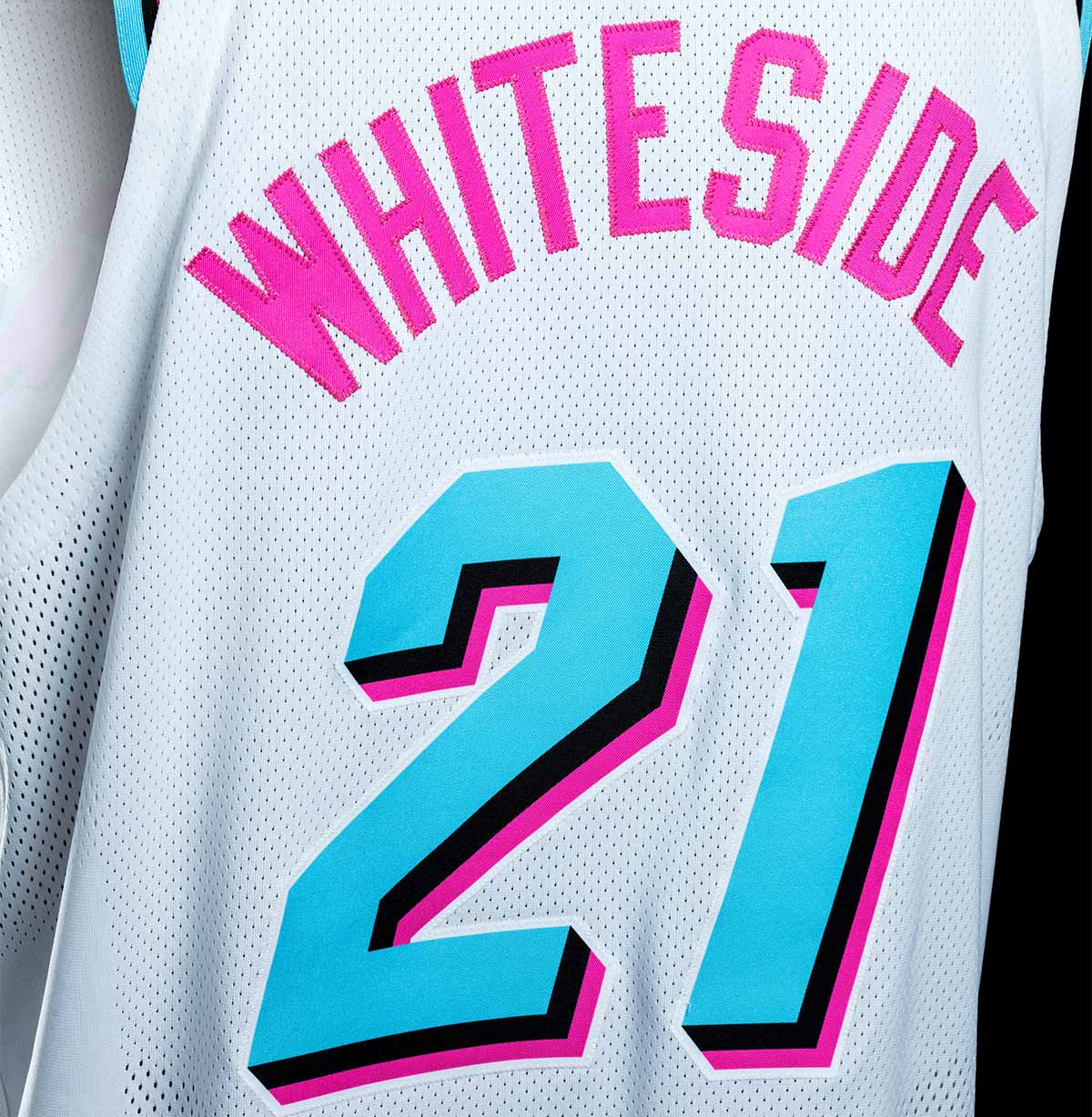 Stadium on X: These Miami Vice Heat jerseys are so fire they just