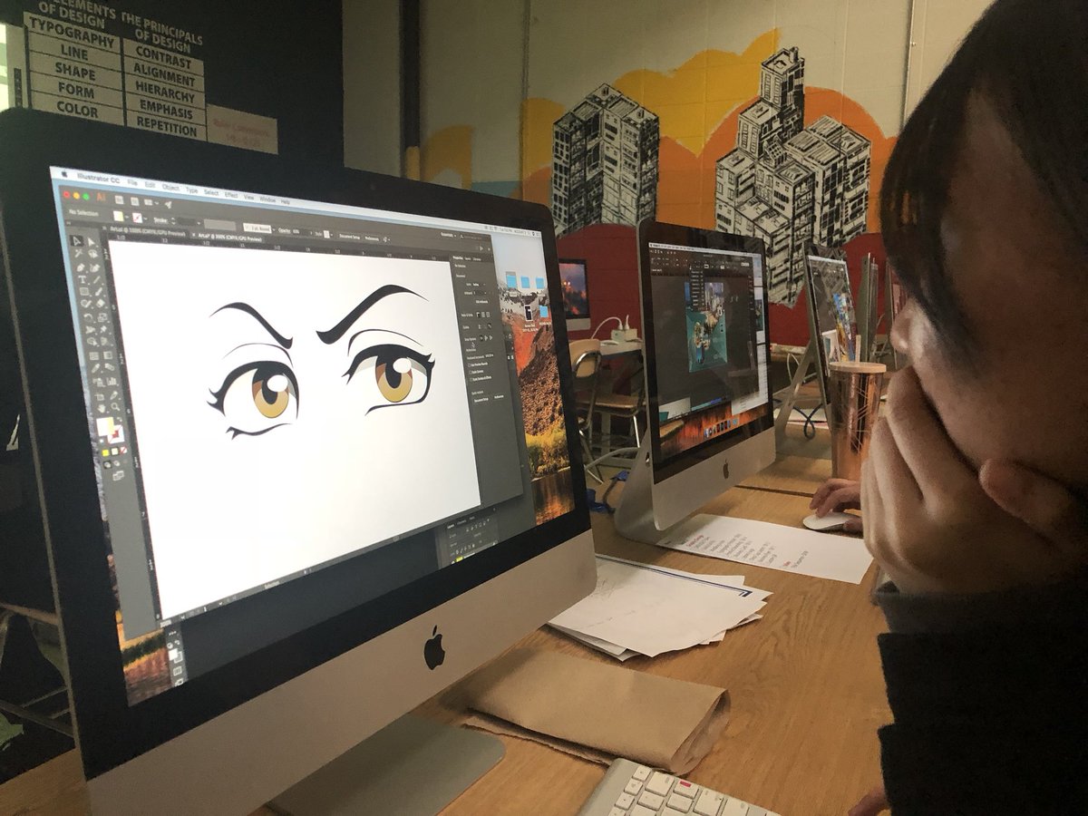 durfee_design's tweet photo. Senior Nichel Nhem creating some amazing vectors!!! #DurfeePride #durfeevisualdesign #durfeeCTE https://t.co/BZFW8oDuzv