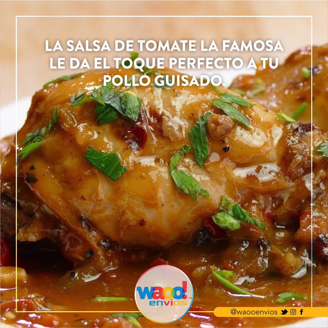 waooenvios's tweet photo. La salsa de tomate La Famosa le da el toque perfecto a tu pollo guisado. #Waooenvios #lafamosa #Dominicanstyle #amorporloquehaces #mejoresprecios  #Noterompaslaespalda https://t.co/Hgt01XIZWO
