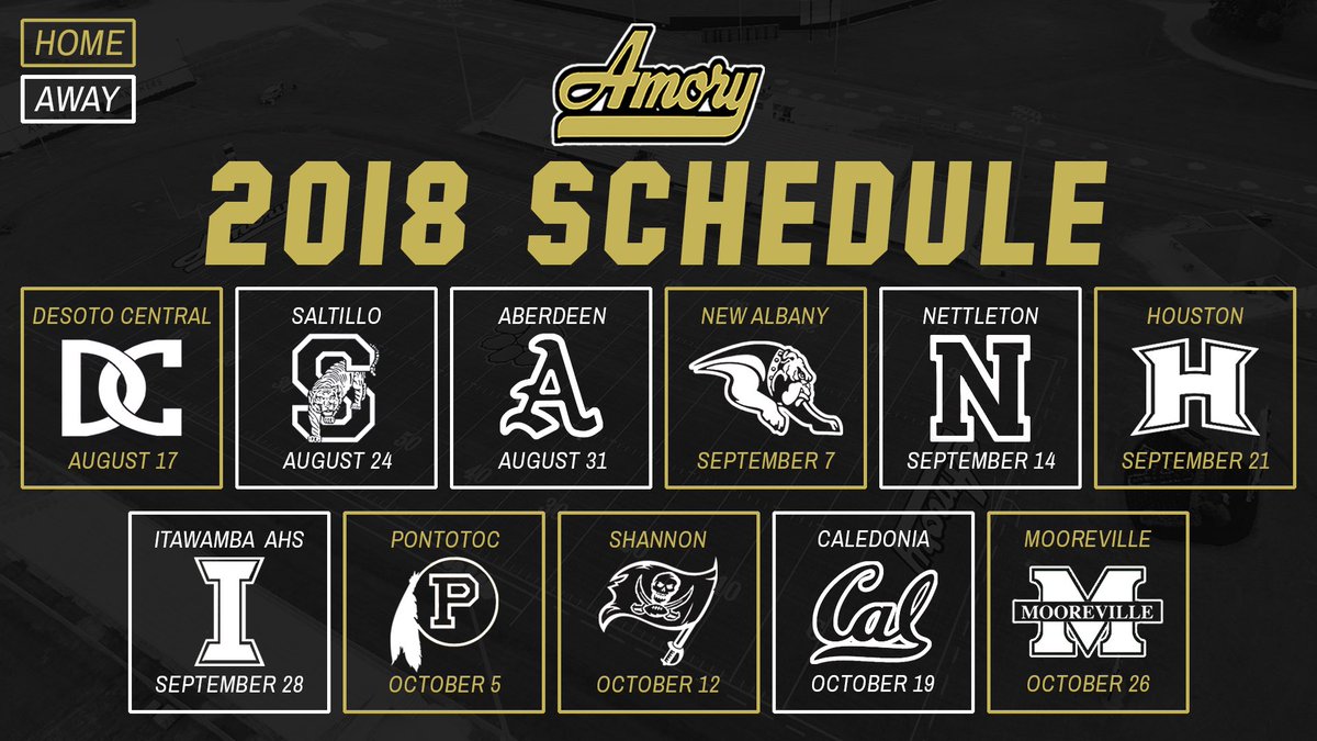 AmoryFB's tweet photo. 6 games at Longenecker, including 3 in Division 2-4A.
 
The 2018 season kicks off in just 206 days - Check out our schedule below!

#PantherPride 📆 https://t.co/5GFwDR9LLi