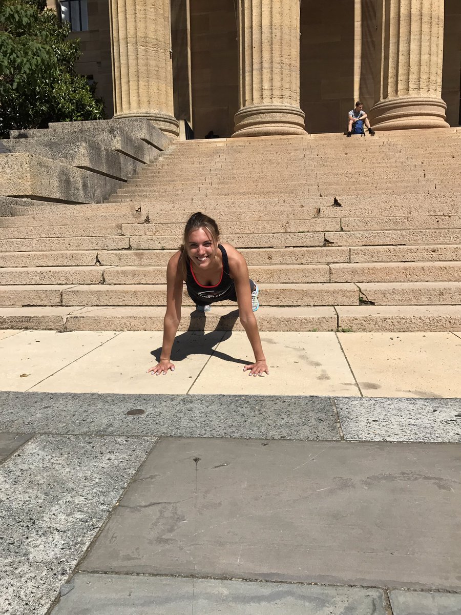 CoreFitnessPHL's tweet photo. Clear skies! Let's get outside for 6:15 PM Boot Camp tonight at the Art Museum with Lauren Rose! #TuesdayMotivation #corefitnesphilly #DO72 https://t.co/VyR7ah3SCd