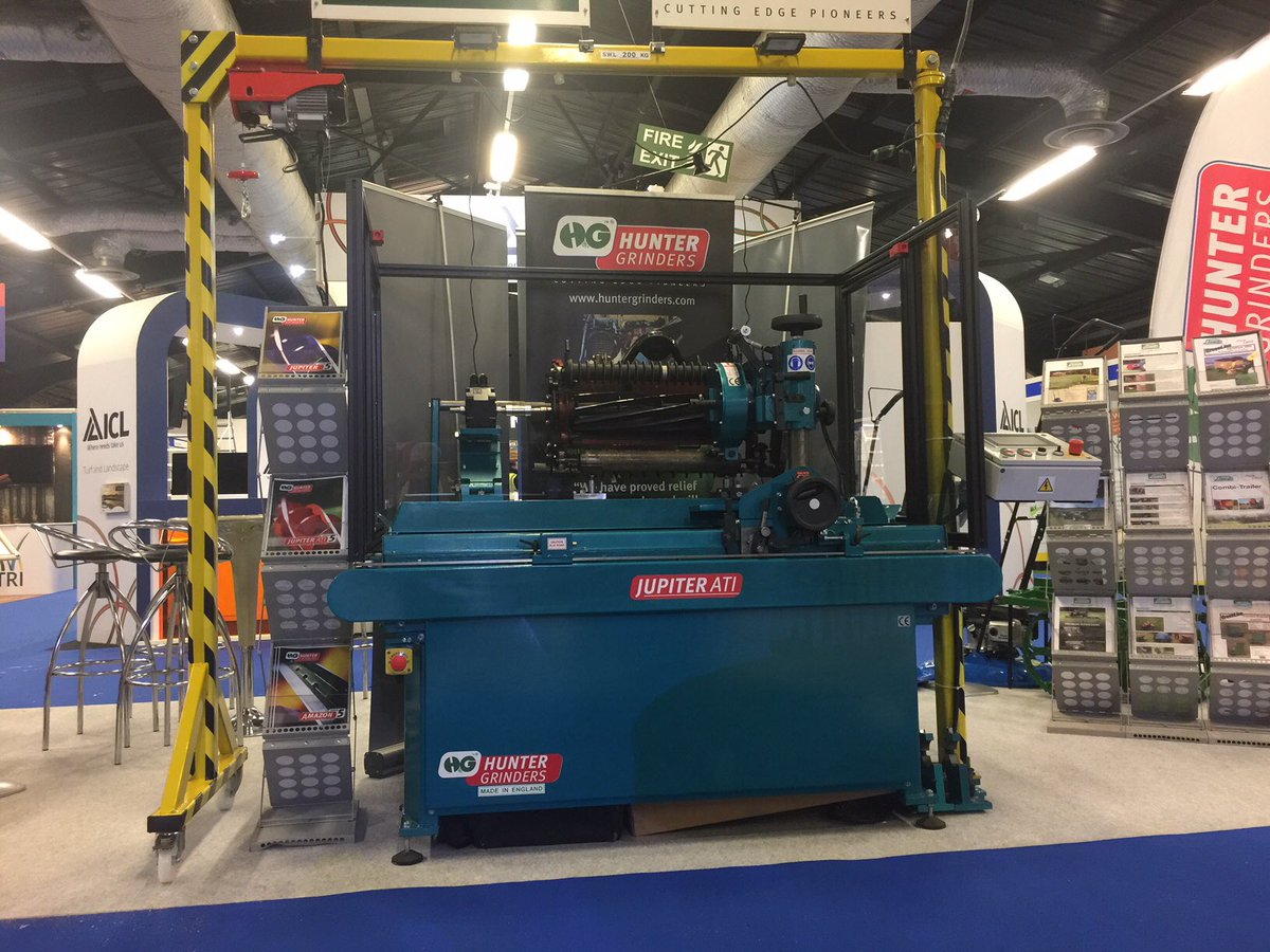 Good first Day BTME lots of interest in our many products,
Especially the Hunter Grinders Series 6 Jupiter ATI.   Faster loading unloading, rapid relief and quality finish option, as well as spin and bottom knife grinding #BIGGA #BTME2018