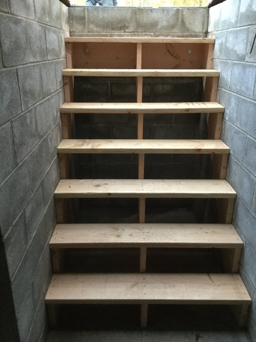 Need some stairs? Need a deck? Need a porch? We've got you covered! Props to our guys for enduring these not-so-ideal weather conditions lately in order to complete these outdoor projects! #GoTeam