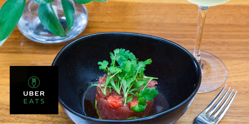 Who cares about about a little rain? #UberEATS