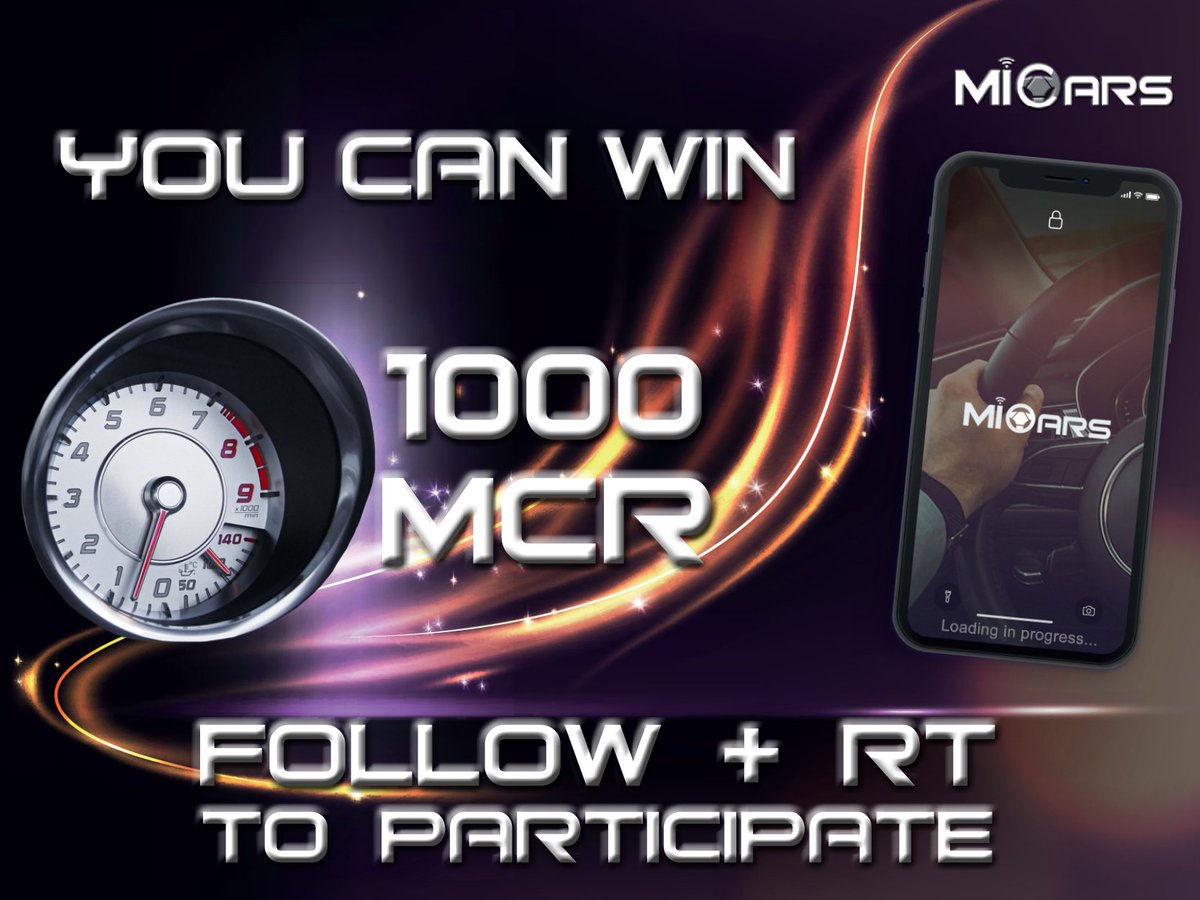 micarsapp's tweet photo. Hello guys, only 24 HOURS for participe to our GIVEAWAY and WIN 1000MCR To participate: 1. Follow us 2. Retweet. 🚀https://t.co/ElLnhbqhQm🚀 #blockchain #ethereum #bitcoin #eth #btc #cryptocurrency #crypto #presale #ico #MiCars #luxurycars #cars #luxury #MCR #invest https://t.co/kUd1dqdYfL