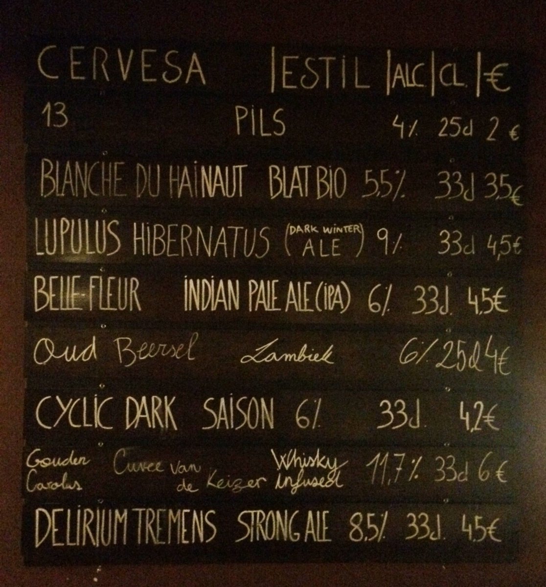 LambicusBCN's tweet photo. Avui a l'#aixetadelambicus tenim aquestes 8 meravelles:
#13 #blancheduhainaut #lupulushibernatus #bellefleur #oudbeersel #cyclicdark @BreweryHetAnker #cuveevandekeizer @deliriumtremen6
--
#cervesabelga #ohmybeer https://t.co/pweISoCTWZ
