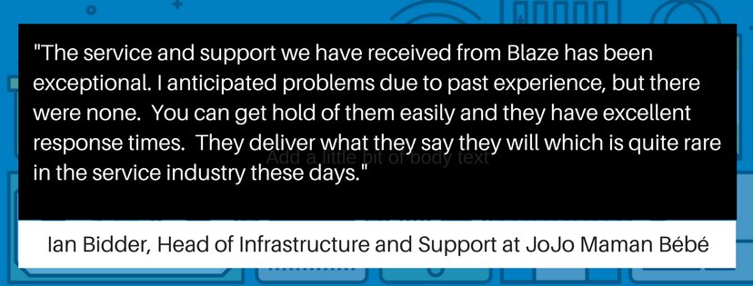 BlazeNetworksGB's tweet image. It&apos;s good to know that our customers are happy with us.  #network #mplsnetwork #mpls #networkdesign