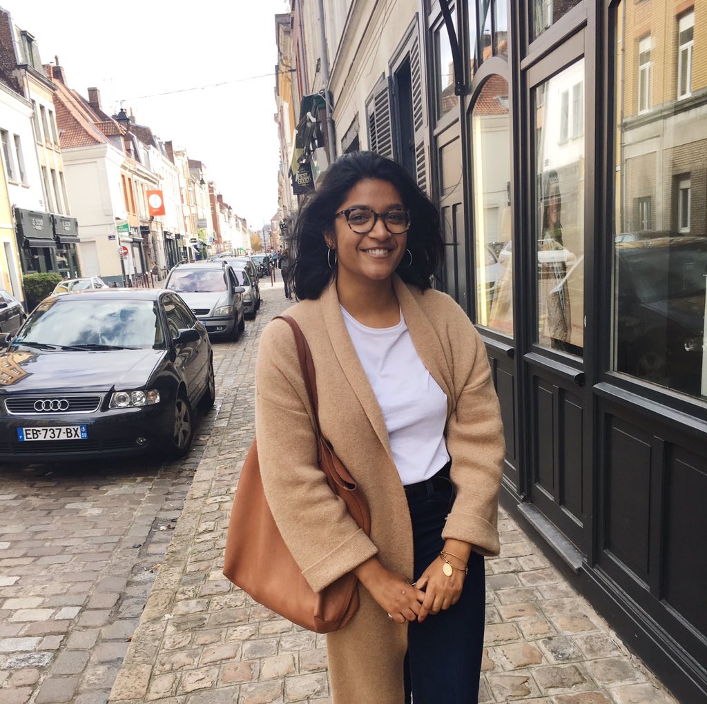 chronicleNCC's tweet photo. This week's #TravelTuesday features student Upasna Barath, who studied abroad this past fall term in Lille, France. Read about her experience on #Instagram at @chronicleNCC. #studyabroad #travel https://t.co/yn9OeK8bTZ
