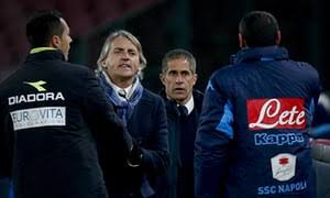 January 2015 - Berardi scored a 94th minute penalty at San Siro to win the match for Sassuolo. In our next game at San Siro it was Kevin Lasagna turned to scored a 92nd minute equalizer at San Siro for Carpi. We also lost the derby 3-0. Sarri called Mancini a fag that same month
