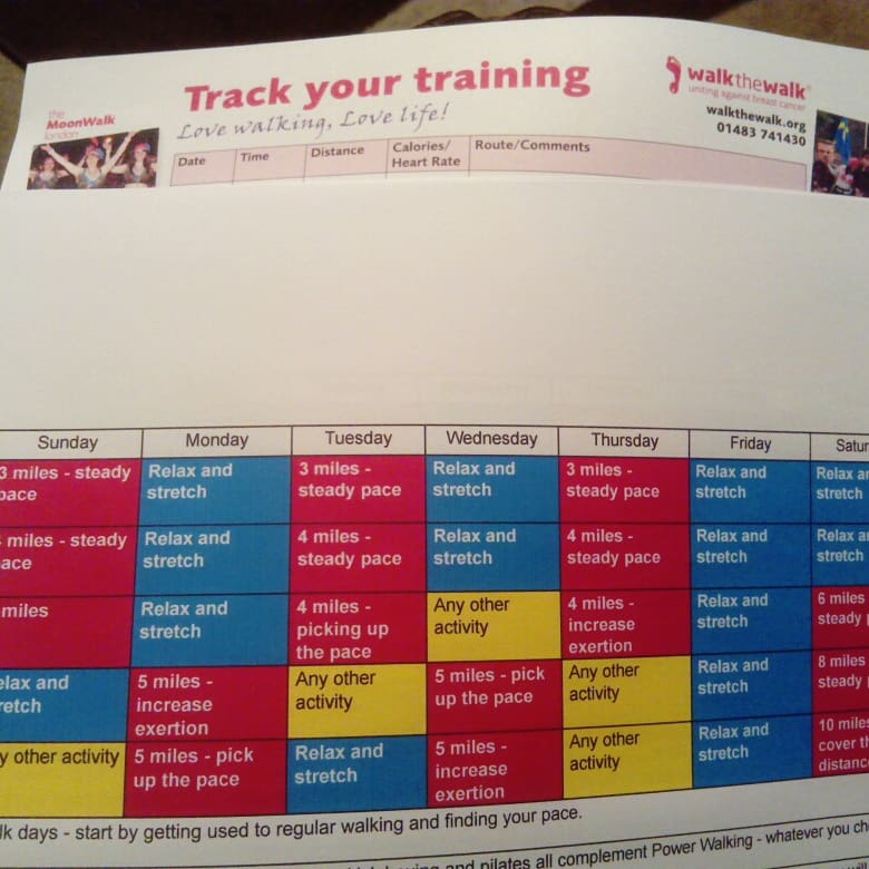 traceyw150968's tweet photo. Let the training begin! 😓

#walkthewalk #moonwalklondon #marathon26.2miles #may2018 👟 👟 🚶 🎗️ 🏅 🌜 🌑 https://t.co/dkbUE9tfBt