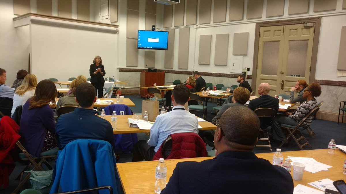 EconomicsCenter's tweet photo. District 4 State Board of Ed member Pat Bruns addresses the Alpaugh class of school leaders. #UCECimpact https://t.co/Ni9CJNdw9p