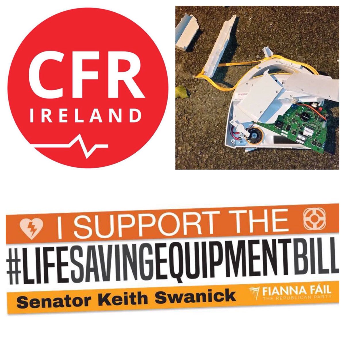 We’re delighted to be in Seanad Eireann for the second stage of the #LifeSavingEquipmentBill. 

Great to hear lots of support form accross the political spectrum tonight! Thanks to <a href="/DrKeithSwanick/">Keith Swanick</a> for instigating.
