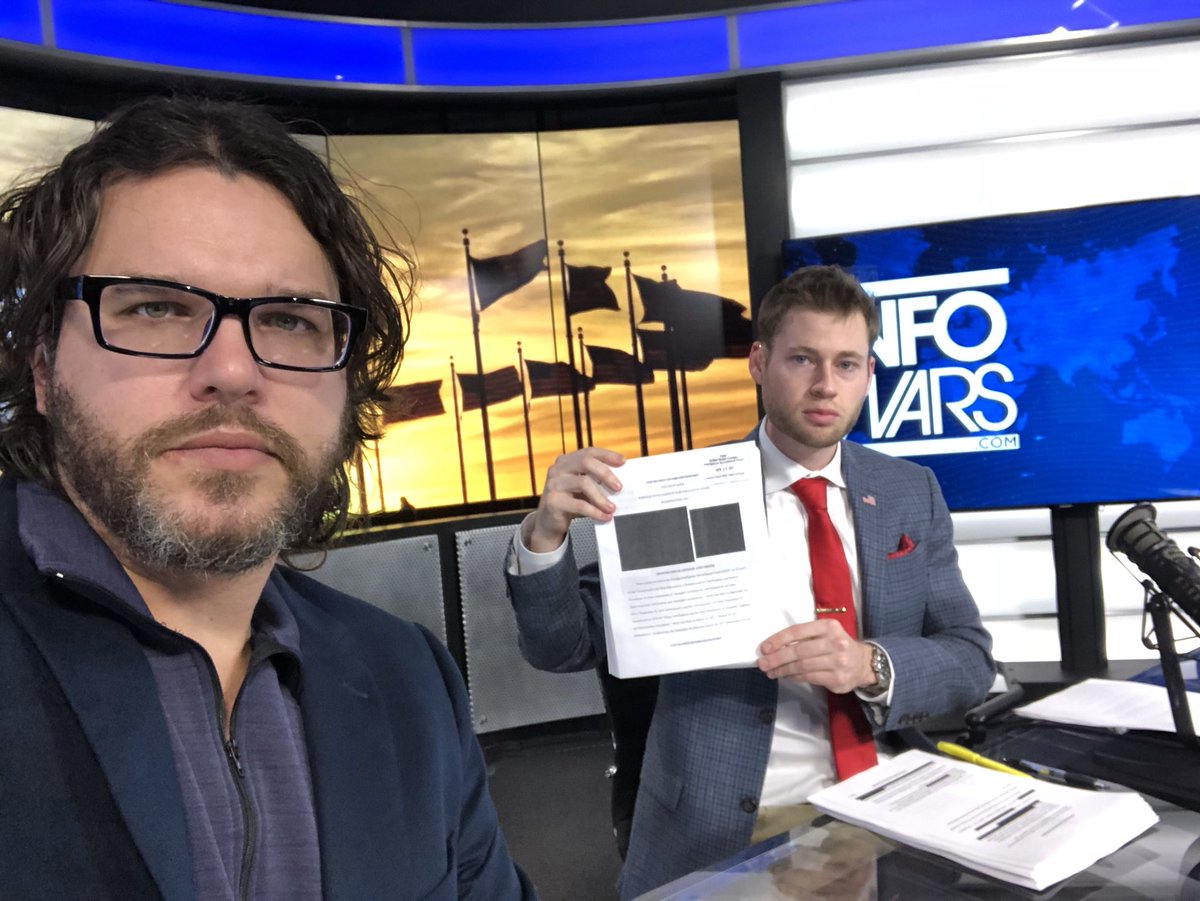 DewsNewz's tweet image. Going live reading the secret FISA Memo of Alex Jones Facebook 
m.facebook.com/story.php?stor…