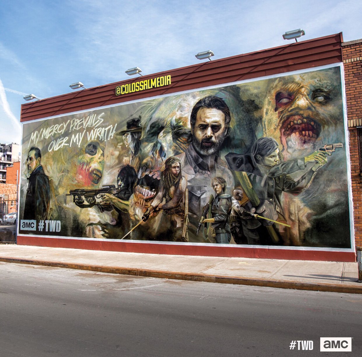 Mural Walking Dead