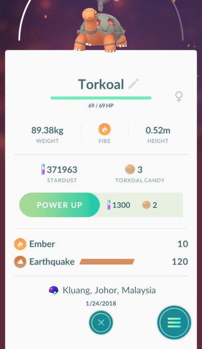 ポケモンgo コータス出現地域はマレーシア タイ インド 南アジア が濃厚 海外限定 ポケモンgo攻略まとめ速報