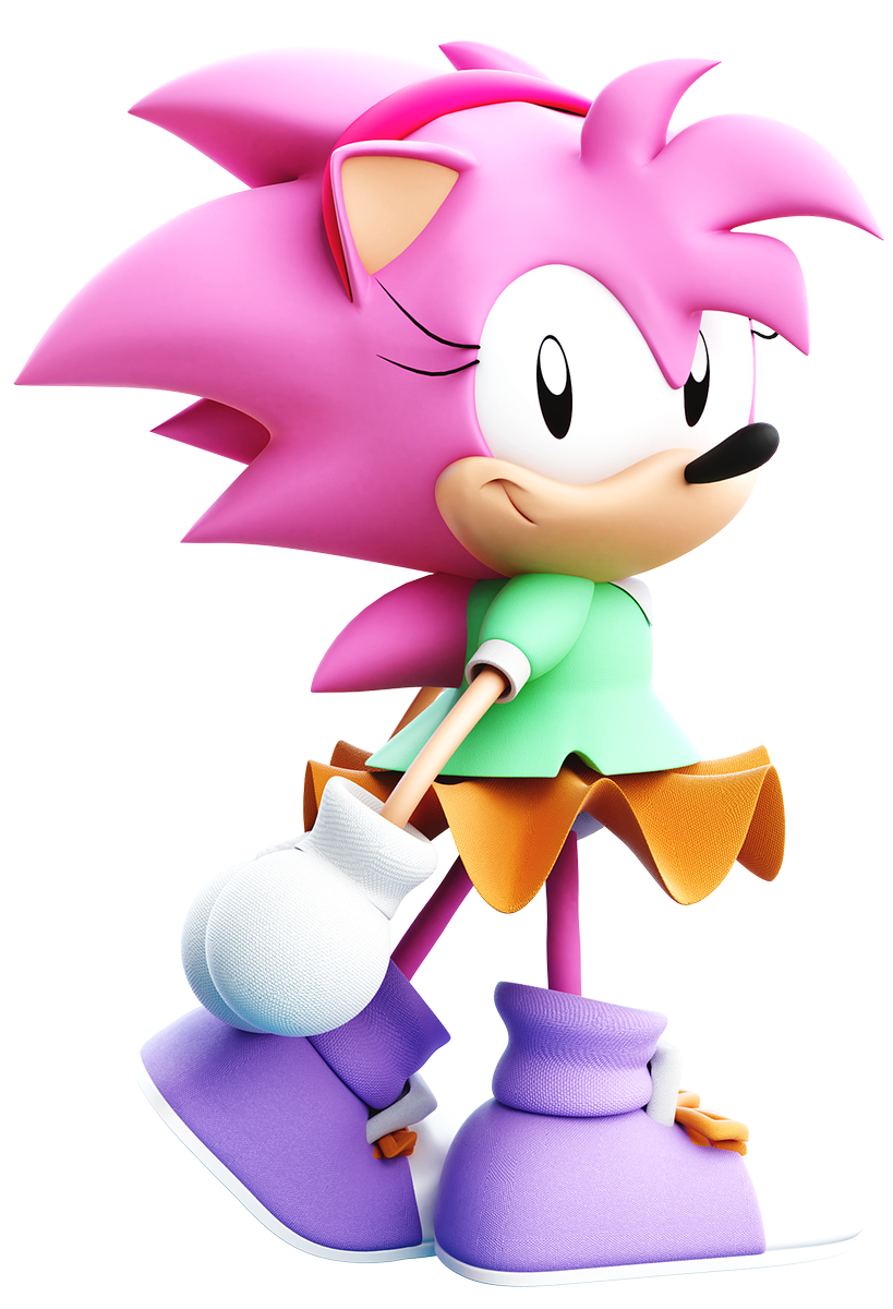 Sonic The Hedgeblog on X: Concept artwork for Amy Rose for 'Sonic CD' on  the Mega CD.   / X