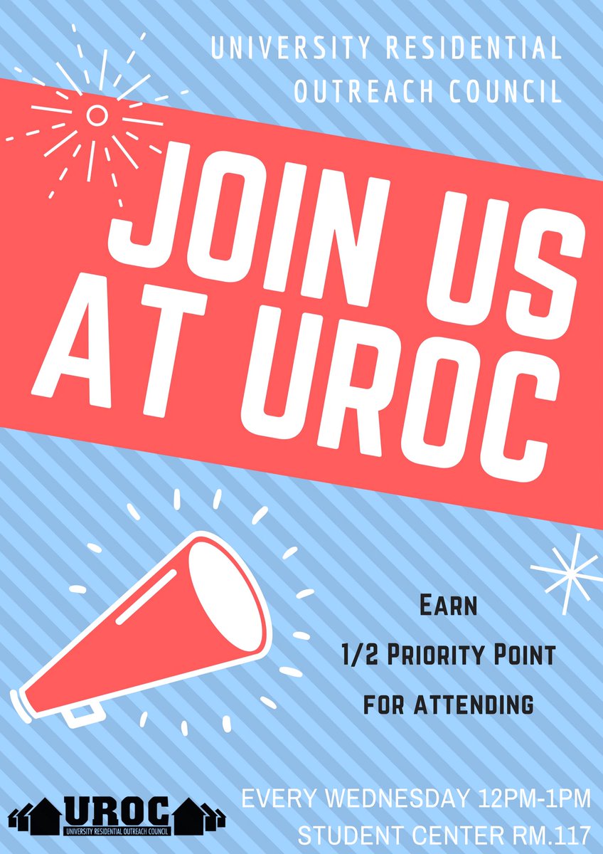 UROCeastern's tweet image. Our first meeting of the spring semester tomorrow @ noon in Room 117 in the student center! You also get 1/2 a priority point for attending!