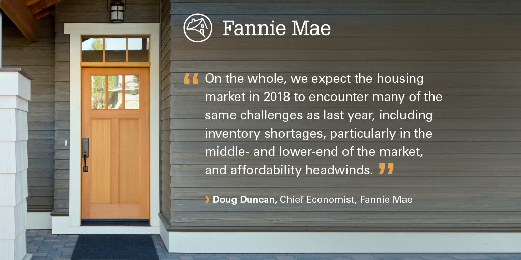 FannieMae's tweet photo. How does @D2_Duncan think the recently passed tax bill will impact the economy? His 2018 Economic and Housing Outlook: https://t.co/QVnEWyLewi https://t.co/Pz4C1no6J3